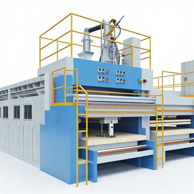 উচ্চ নমনীয় শক্তি কাস্টমাইজড সিমেন্ট বোর্ড তৈরির মেশিন ফর্মালডিহাইড নিঃসরণ ≤1.5mg/L এবং জল শোষণ ≤10%