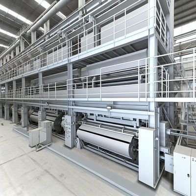 বৃহৎ আকারের উৎপাদনের জন্য 2400mm x 1200mm সিমেন্ট বোর্ড উৎপাদন লাইন