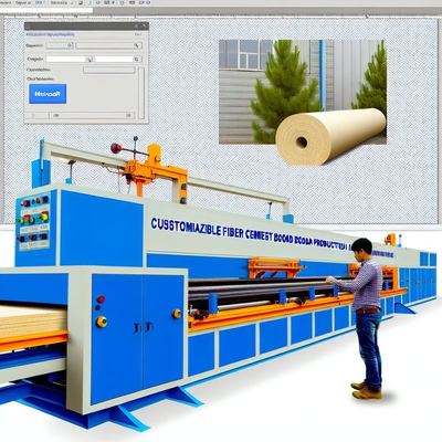 কাস্টমাইজযোগ্য ফাইবার সিমেন্ট বোর্ড উত্পাদন লাইন ≥45dB সাউন্ড আইসোলেশন সহ