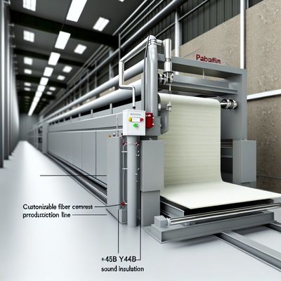 কাস্টমাইজযোগ্য ফাইবার সিমেন্ট বোর্ড উত্পাদন লাইন ≥45dB সাউন্ড আইসোলেশন সহ