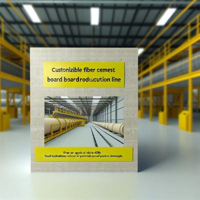 কাস্টমাইজযোগ্য ফাইবার সিমেন্ট বোর্ড উত্পাদন লাইন ≥45dB সাউন্ড আইসোলেশন সহ