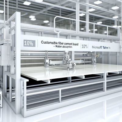 কাস্টমাইজযোগ্য ফাইবার সিমেন্ট বোর্ড উৎপাদন লাইন, জল শোষণ ক্ষমতা ≤10%
