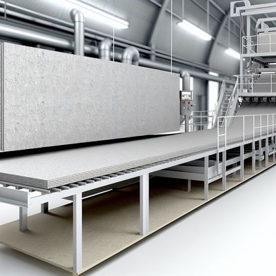 1.2-1.6g/cm3 ঘনত্ব ফাইবার সিমেন্ট বোর্ড উত্পাদন লাইন শিল্প ব্যবহারের জন্য কম জল শোষণ