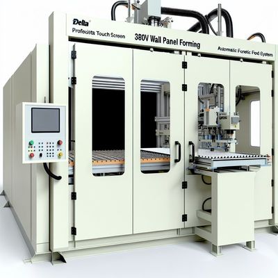 ডেল্টা টাচ স্ক্রিন এবং স্বয়ংক্রিয় ফিড সহ 380 ভোল্ট ওয়াল প্যানেল গঠন মেশিন