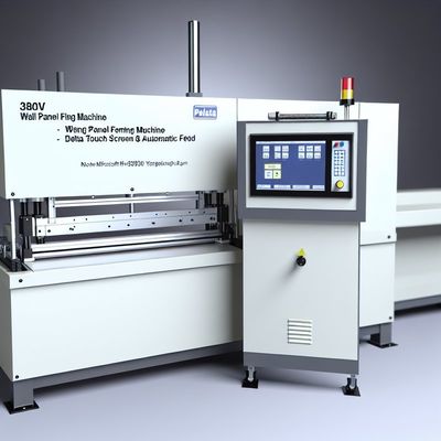 ডেল্টা টাচ স্ক্রিন এবং স্বয়ংক্রিয় ফিড সহ 380 ভোল্ট ওয়াল প্যানেল গঠন মেশিন