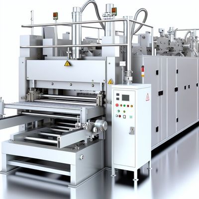 600-1220 মিমি প্রস্থের বোর্ডের জন্য A1 গ্রেড স্বয়ংক্রিয় MGO বোর্ড মেশিন, যার ফর্মালডিহাইড নিঃসরণ ≤1.5mg/L