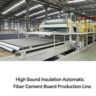 উচ্চ শব্দ নিরোধক স্বয়ংক্রিয় ফাইবার সিমেন্ট বোর্ড উত্পাদন লাইন উপকরণ এবং দক্ষতা জন্য