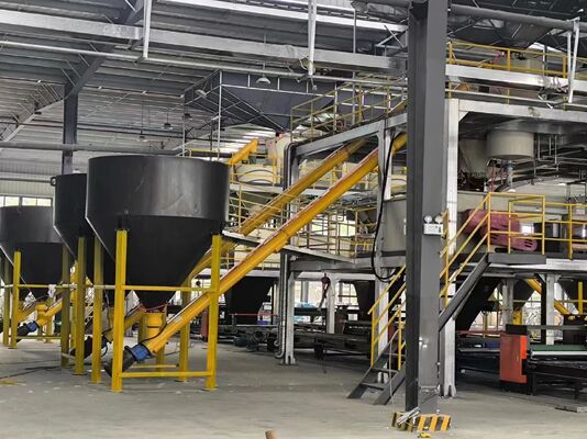 380v ডাবল ওয়াল এক্সপিএস আইসোলেশন টাইল ব্যাকবোর্ড উত্পাদন লাইন