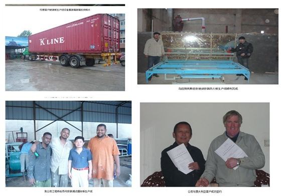 সেমি-অটোমেটিক গম স্ট্রো এমজিও বোর্ড মেশিন, টেকসই ওয়াল প্যানেল সরঞ্জাম