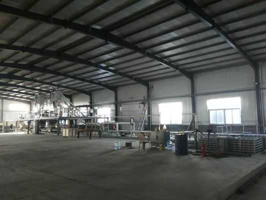 কম্প্যাক্ট কাঠামো স্বয়ংক্রিয় ফাইবার সিমেন্ট ওয়াল প্যানেল উত্পাদন লাইন