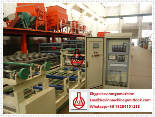 ইপিএস স্যান্ডউইচ প্যানেল মেশিন ফসলের জন্য খড় / অজৈব উপাদান / কাঁচা ধুলো