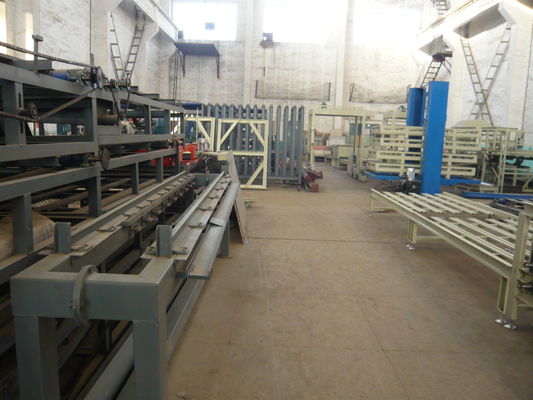 ফাইবার গ্লাস ম্যাগনেসিয়াম অক্সাইড শীট স্যান্ডউইচ প্যানেল তৈরির মেশিন, ওয়াল প্যানেল রোল গঠন মেশিন