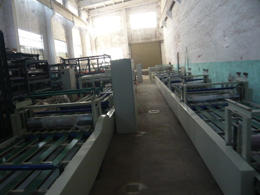 সেমি অটোমেটিক ফাইবার গ্লাস ম্যাগনেসিয়াম অক্সাইড শীট নির্মাণ উপাদান তৈরির মেশিন বৃহত্তর ক্ষমতা 1500 শীট