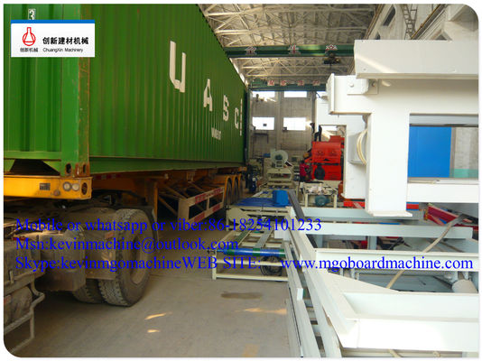 স্বয়ংক্রিয় অগ্নিরোধী MgO বোর্ড উৎপাদন লাইন ওয়াল প্যানেল তৈরির সরঞ্জাম