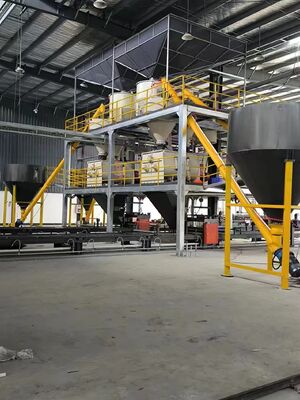 এক্সপিএস ব্যাকার ওয়াল প্যানেল মেশিন, যার প্যানেলের পুরুত্ব 50-250 মিমি, বিদ্যুতের ক্ষমতা 15-30 কিলোওয়াট এবং লাইনের দৈর্ঘ্য 55 মিটার